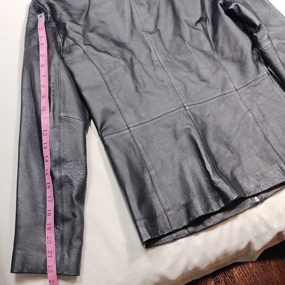 Worthington genuine leather women's jacket size small